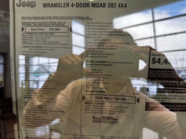 2026 Jeep Wrangler WRANGLER 4-DOOR MOAB 392