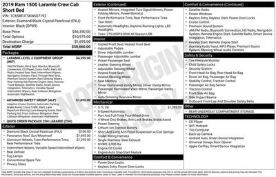 2019 RAM 1500 Laramie