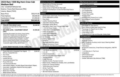 2023 RAM 1500 Big Horn/Lone Star