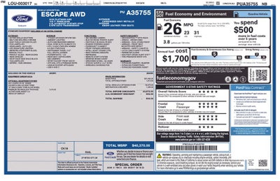 2023 Ford Escape Platinum