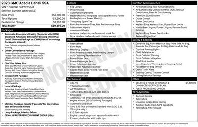 2023 GMC Acadia Denali