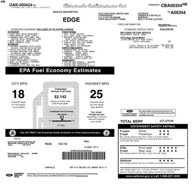 2012 Ford Edge Limited