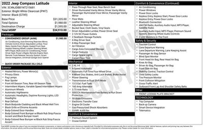 2022 Jeep Compass Latitude 4x4
