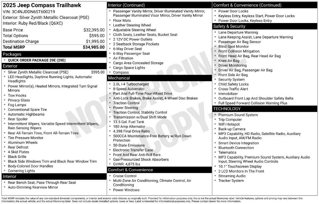 2025 Jeep Compass Trailhawk
