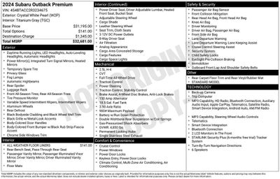 2024 Subaru Outback Premium
