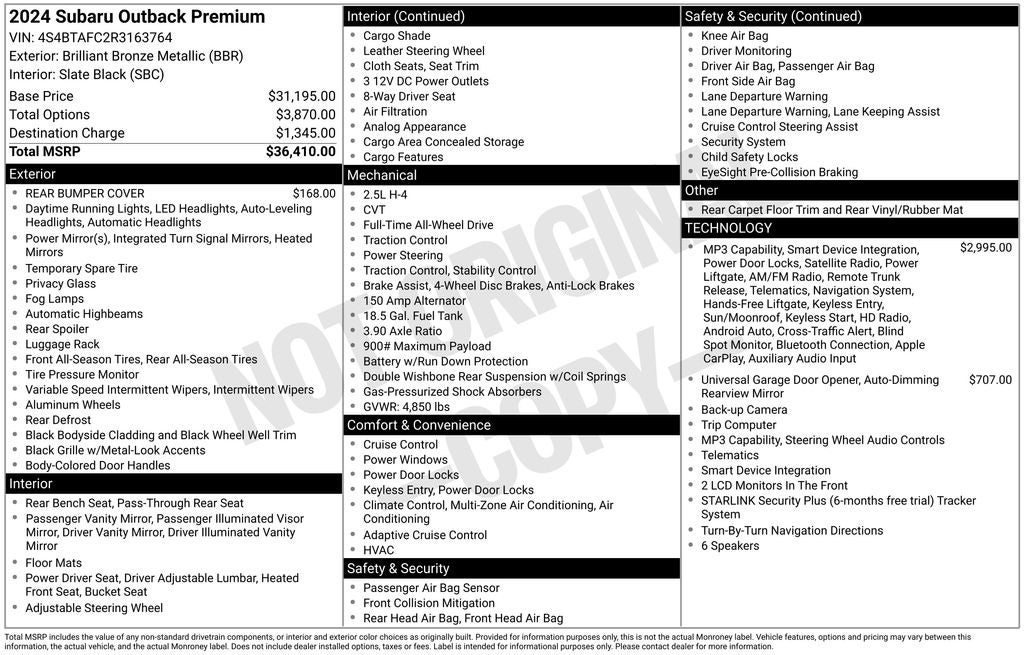 2024 Subaru Outback Premium