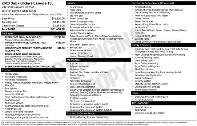 2023 Buick Enclave Essence AWD