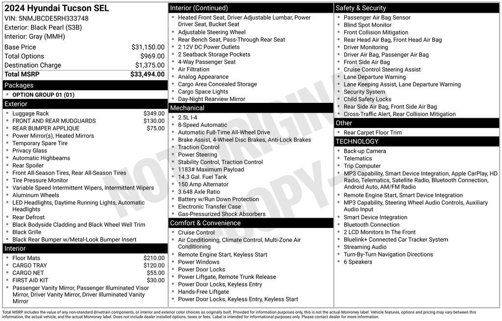 2024 Hyundai Tucson SEL