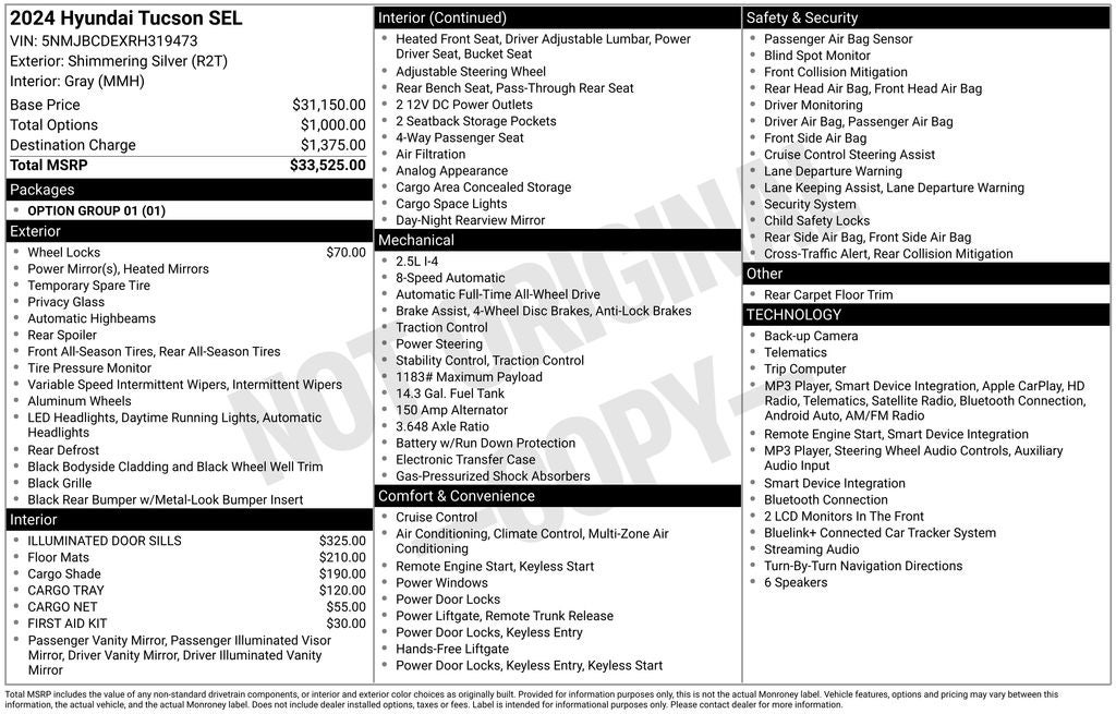 2024 Hyundai Tucson SEL