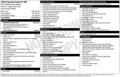 2023 Hyundai Santa Fe SEL