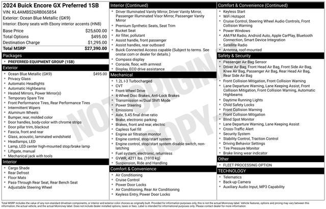 2024 Buick Encore GX Preferred FWD