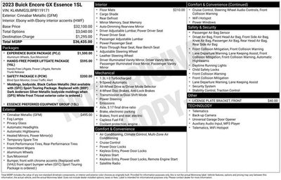 2023 Buick Encore GX Essence AWD