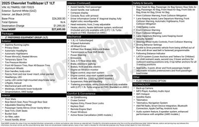 2025 Chevrolet TrailBlazer LT