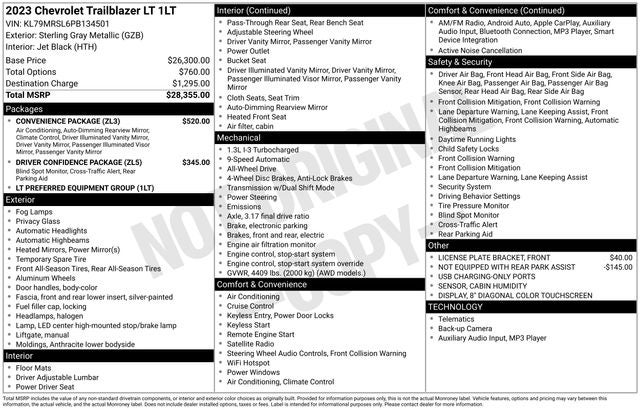 2023 Chevrolet TrailBlazer LT